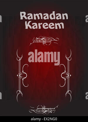 Der Sultan von elf Monaten Ramadan Grußkarte. Des muslimischen Fastenmonats Stockfoto