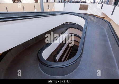 Wendeltreppe in den Vatikanischen Museen, Musei Vaticani, Vatican Stadt. Stockfoto