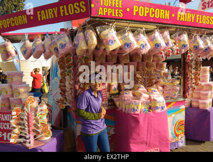 Fahrten und Vergnügungen auf Royal Adelaide Show, South Australia. Stockfoto