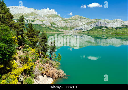 Embalse de Riaño, Riaño, Picos de Europa, Spanien Stockfoto