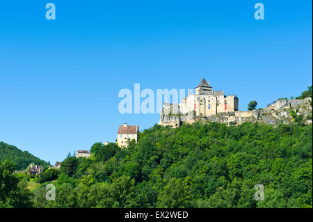 Chateau de Castelnaud, Dordogne, Aquitaine, Frankreich Stockfoto