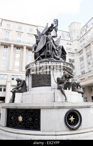 Statue England erwartet, dass jeder Mann seine Pflicht tun Stockfoto