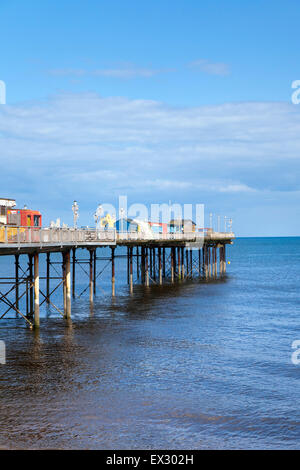 Pier am Strand Teignmouth, Devon, England Stockfoto