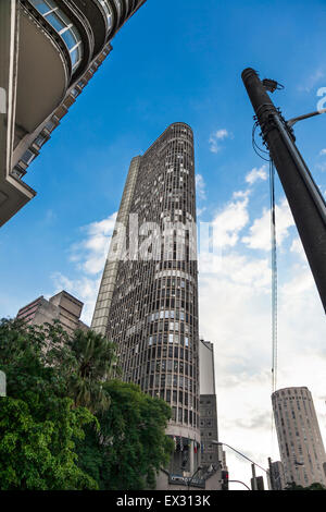 Terraço Italia Gebäude (Edifício Itália, Circolo Italiano aka Italienisch Gebäude), São Paulo, Brasilien Stockfoto