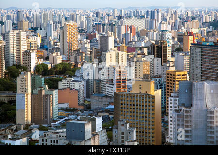 Sao Paulo, Brasilien - Blick vom Edificio Italia Stockfoto