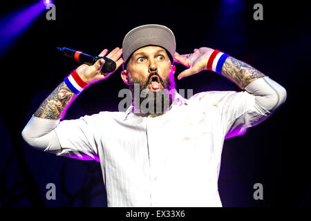 Limp Bizkit führt live in Mailand, Italien Stockfoto