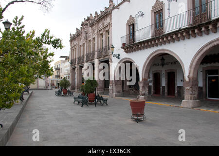 Jerez ist eine attraktive kolonialen Stadt im Bundesstaat Zacatecas, Mexiko Stockfoto