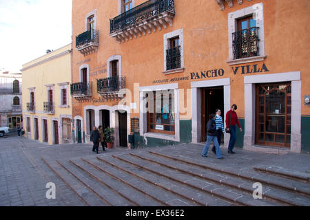 1546 von den Spaniern gegründet und ist die Silber-Bergbau-Stadt Zacatecas ein historischer Schatz und ein Palmenhain Erbe zone Stockfoto