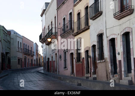 1546 von den Spaniern gegründet und ist die Silber-Bergbau-Stadt Zacatecas ein historischer Schatz und ein UNESCO-Weltkulturerbe. Stockfoto