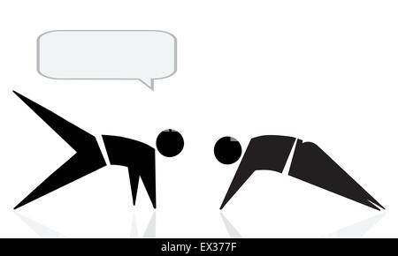 Körperkultur Stock Vektor