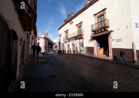 1546 von den Spaniern gegründet und ist die Silber-Bergbau-Stadt Zacatecas ein historischer Schatz und UNESCO World Heritage Zone. Stockfoto