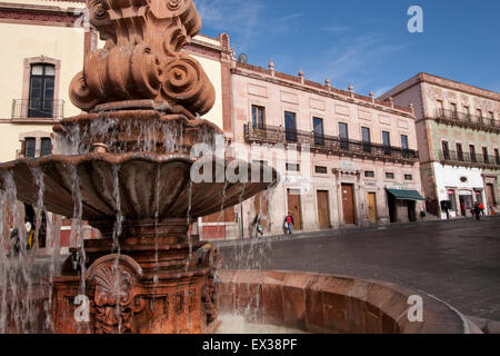 1546 von den Spaniern gegründet und ist die Silber-Bergbau-Stadt Zacatecas ein historischer Schatz und UNESCO World Heritage Zone. Stockfoto