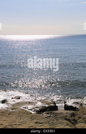 Meer in Enoshima, Präfektur Kanagawa, Japan Stockfoto