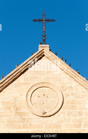 Architekturdetail, Stiftskirche Real Colegiata de San Sebastian, Antequera, Andalusien, Spanien Stockfoto