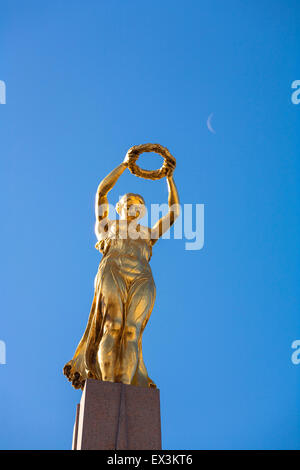 LUX, Luxemburg, Stadt Luxemburg, Gedenkstätte Gelle Fra an der Place De La Constitution, in Erinnerung an zwei würde Kriege.  LUX, Stockfoto