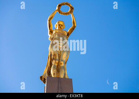 LUX, Luxemburg, Stadt Luxemburg, Gedenkstätte Gelle Fra an der Place De La Constitution, in Erinnerung an zwei würde Kriege.  LUX, Stockfoto