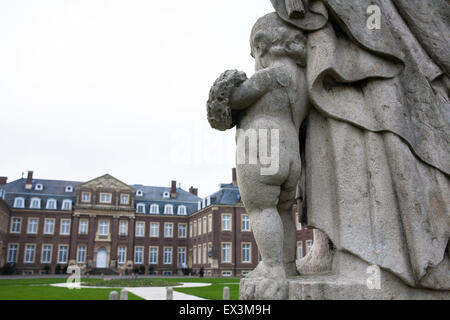 DEU, Deutschland, North Rhine-Westphalia, Schloss Nordkirchen im Kreis Coesfeld.  DEU, Deutschland, Nordrhein-Westfalen, Sc Stockfoto