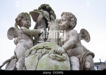 DEU, Deutschland, Nordrhein-Westfalen, Statue auf dem Gelände von Schloss Nordkirchen im Kreis Coesfeld.  DEU, Deutschland Stockfoto