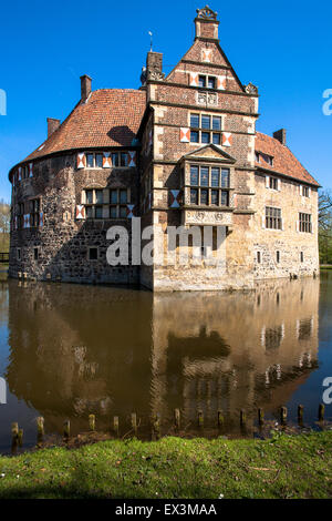 DEU, Deutschland, Nordrhein-Westfalen, Münsterland Region, sogar Burg Vischering in Luedinghausen.  DEU, Deutschland, Nordrhe Stockfoto