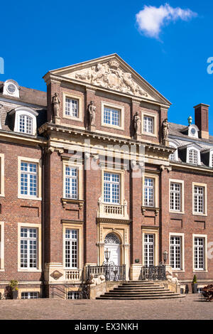 Europa, Deutschland, North Rhine-Westphalia, Grabenlöffel Schloss Nordkirchen im Kreis Coesfeld.  Europa, Deutschland, Nordrhein-Westfalen- Stockfoto