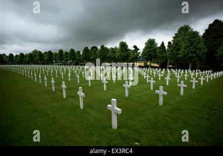 Aisne-Marne amerikanischen Friedhof und Denkmal, ein WWI-Friedhof in Belleau, Frankreich. Juni 2015 Stockfoto