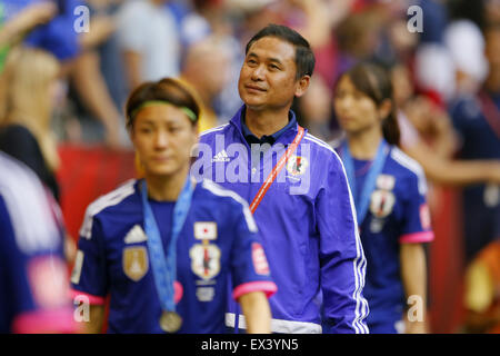 Vancouver, Kanada. 5. Juli 2015. Norio Sasaki (JPN) Fußball: FIFA Frauen WM Kanada 2015 Endspiel Medaillenvergabe im BC Place in Vancouver, Kanada. Bildnachweis: Yusuke Nakanishi/AFLO SPORT/Alamy Live-Nachrichten Stockfoto