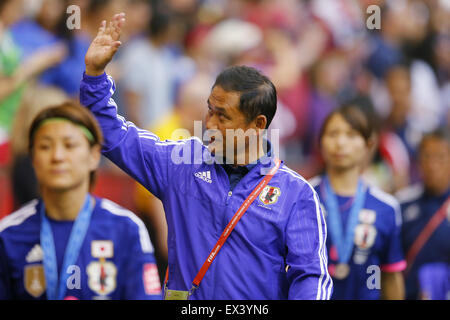 Vancouver, Kanada. 5. Juli 2015. Norio Sasaki (JPN) Fußball: FIFA Frauen WM Kanada 2015 Endspiel Medaillenvergabe im BC Place in Vancouver, Kanada. Bildnachweis: Yusuke Nakanishi/AFLO SPORT/Alamy Live-Nachrichten Stockfoto