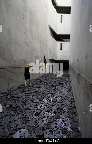 Innenarchitektur für den Speicher leere Raum an das jüdische Museum in Kreuzberg Berlin Deutschland Stockfoto