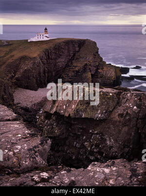 Landschaften entlang der Küste in der Nähe von Lochinver in den Nordwest Highlands von Schottland, Großbritannien. Stockfoto