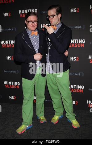 Die Staffel-Premiere von "Jagdsaison" statt bei Sonnenschein Landmark - Ankünfte mit: Andrew Where: New York, Vereinigte Staaten von Amerika bei: 5. Mai 2015 Stockfoto