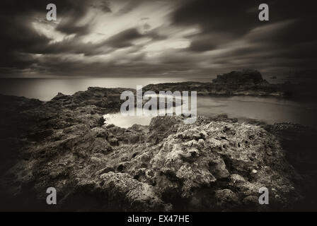 Schöne Seenlandschaft. Zusammensetzung der Natur. Stockfoto