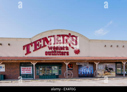 Exterieur des Tener des westlichen Outfitters in Oklahoma City, Oklahoma, USA. Stockfoto