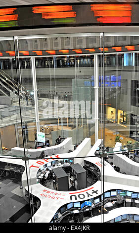 Der Tokyo Stock Exchange TOPIX Tokio Japan Stockfoto