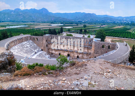 Aspendos, Serik, Antalya, Türkei Stockfoto