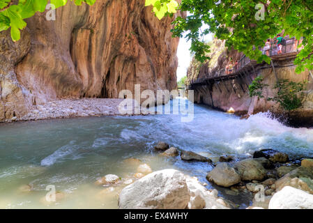 Saklikent Canyon, Mugla, Ägäis, Türkei Stockfoto