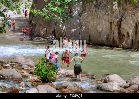 Saklikent Canyon, Mugla, Ägäis, Türkei Stockfoto