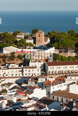 Old White Village von Mijas, Andalusien, Spanien Stockfoto