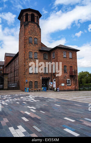 Seide Mühlenmuseum durch William Wilson, 1739-53, Kathedrale Green, Derby, Derbyshire, England Stockfoto