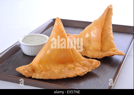 Kartoffel-Samosa Stockfoto