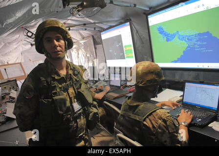 Italienische Joint Force Headquarters, IT-JFHQ NATO-Gefechtsstand Stockfoto