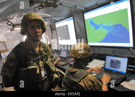 Italienische Joint Force Headquarters, IT-JFHQ NATO-Gefechtsstand Stockfoto