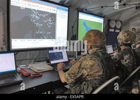 Italienische Joint Force Headquarters, IT-JFHQ NATO-Gefechtsstand Stockfoto