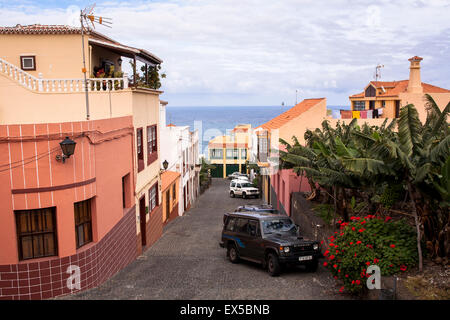 ESP, Spanien, Kanarische Inseln, Insel von La Palma, San Andres an der Nordost-Küste.  ESP, Spanien, Kanarische Inseln, Insel Stockfoto