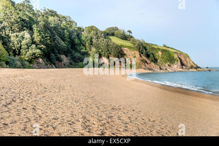 Blick über den Blackpool Sands Beach in der Nähe von Dartmouth, Devon, England Stockfoto