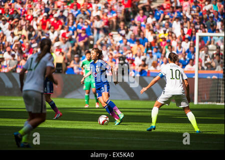 Vancouver, Kanada. 5. Juli 2015. während das WM-Finale zwischen den USA und Japan bei der FIFA Frauen WM Kanada 2015 im BC Place Stadium. USA gewann mit 5: 2. Bildnachweis: Matt Jacques/Alamy Live-Nachrichten Stockfoto