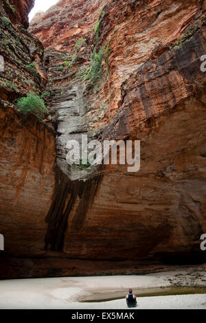 Cathedral Gorge - Purnululu National Park - Australien Stockfoto