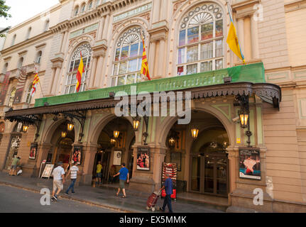 Das Gran Teatre del Liceu, Las Ramblas, Barcelona-Spanien-Europa Stockfoto