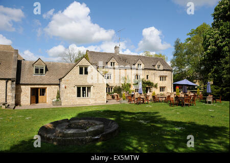 Washbourne Court Hotel jetzt schlachtet Landgasthof in Lower Slaughter, Gloucestershire UK Stockfoto