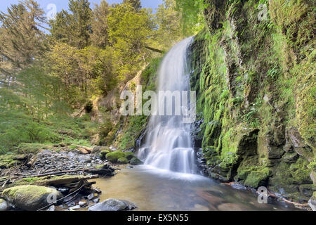 Upper McCord Creek Falls in Columbia River Gorge National Scenic Area Oregon Stockfoto