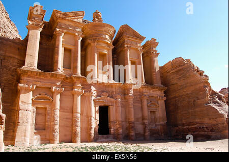 Das Kloster - Petra - Jordanien Stockfoto